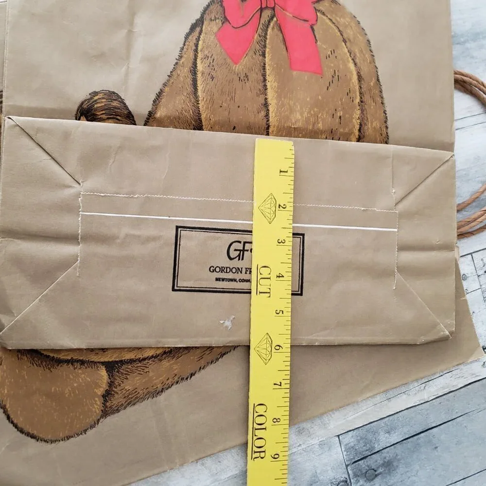 Vintage Gordon Fraser Teddy Bear large Gift Bags Paper (3)